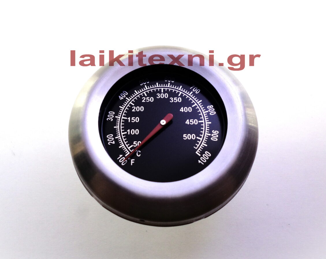 Θερμόμετρο για ξυλόφουρνο. Εύρος μέτρησης 50 C - 500 C.