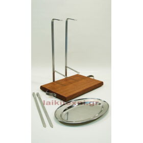 Πιατέλα σερβιρίσματος με σούβλες.Πιατέλες